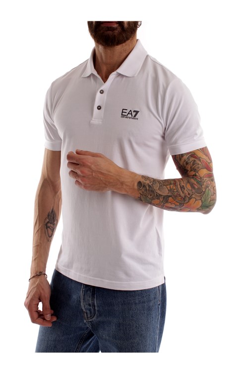 Ea7 Short sleeves WHITE