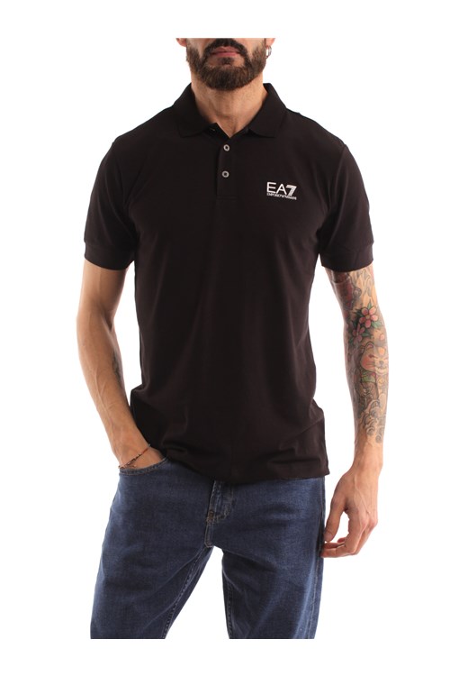 Ea7 Short sleeves BLACK