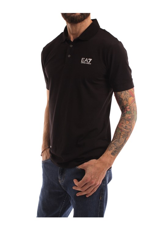 Ea7 Short sleeves BLACK