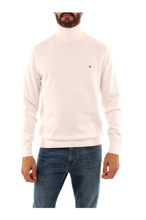 Tommy Hilfiger High Neck  WHITE