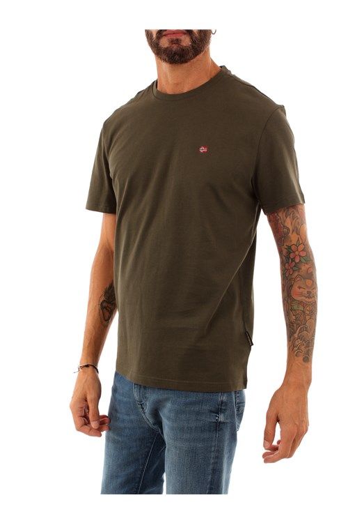 Napapijri Short sleeve GREEN
