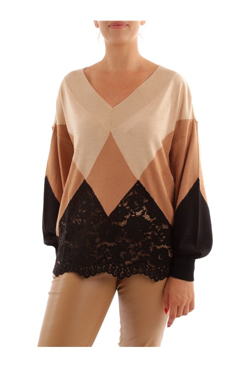 Twinset V-neck BLACK