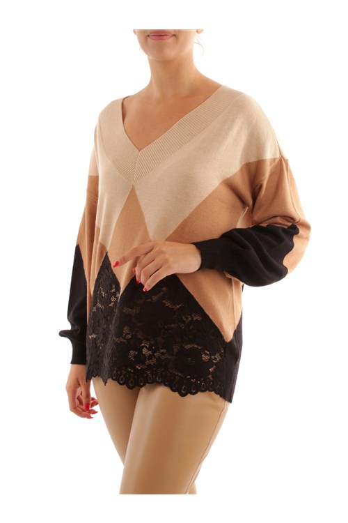 Twinset V-neck BLACK