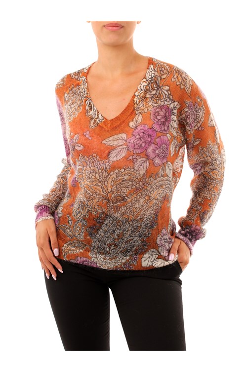 Twinset V-neck BROWN