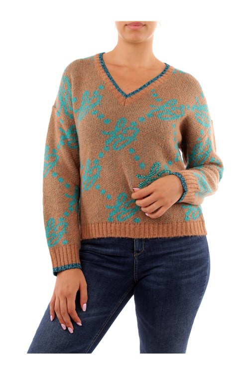 Liu Jo V-neck BROWN