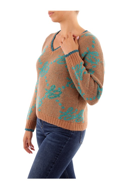 Liu Jo V-neck BROWN