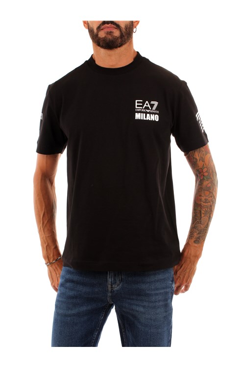 Ea7 Short sleeve BLACK