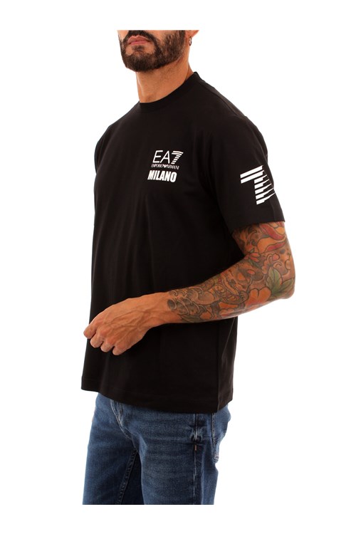Ea7 Short sleeve BLACK