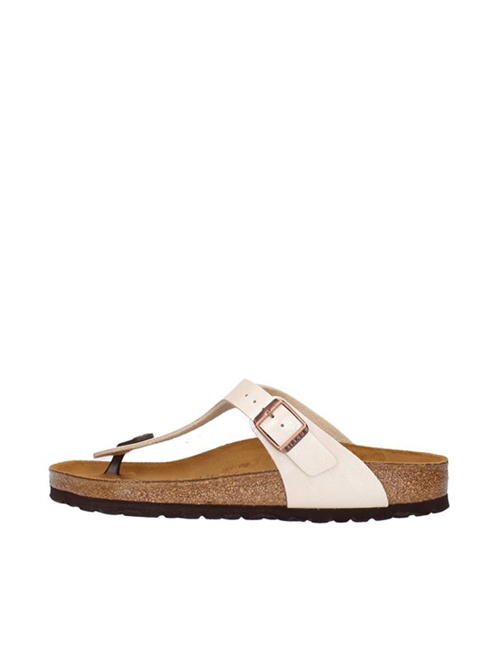 Birkenstock Shoes Woman Flops WHITE 943871