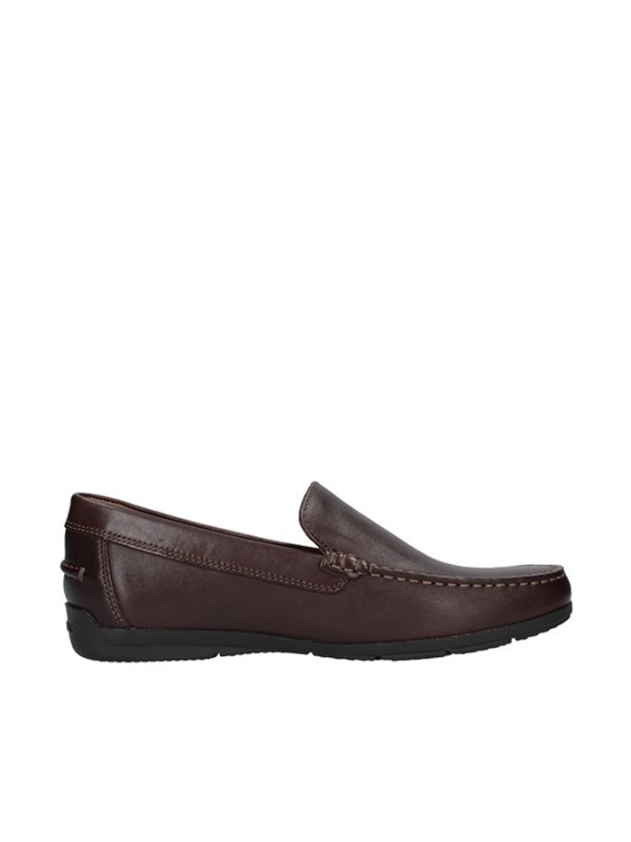 Geox Shoes Man Loafers BROWN U32Q3A00043
