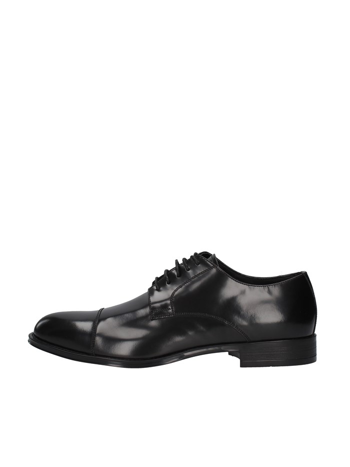 Franco Fedele Shoes Man Laced BLACK 6065