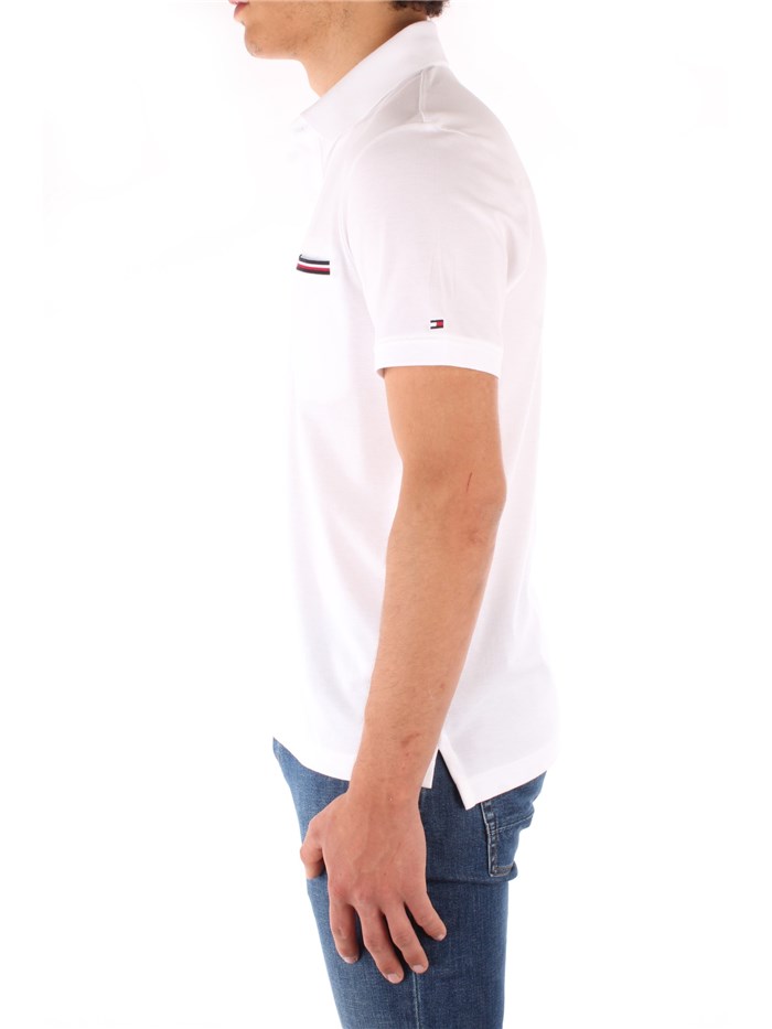 Tommy Hilfiger Clothing Man Short sleeves WHITE MW0MW13156