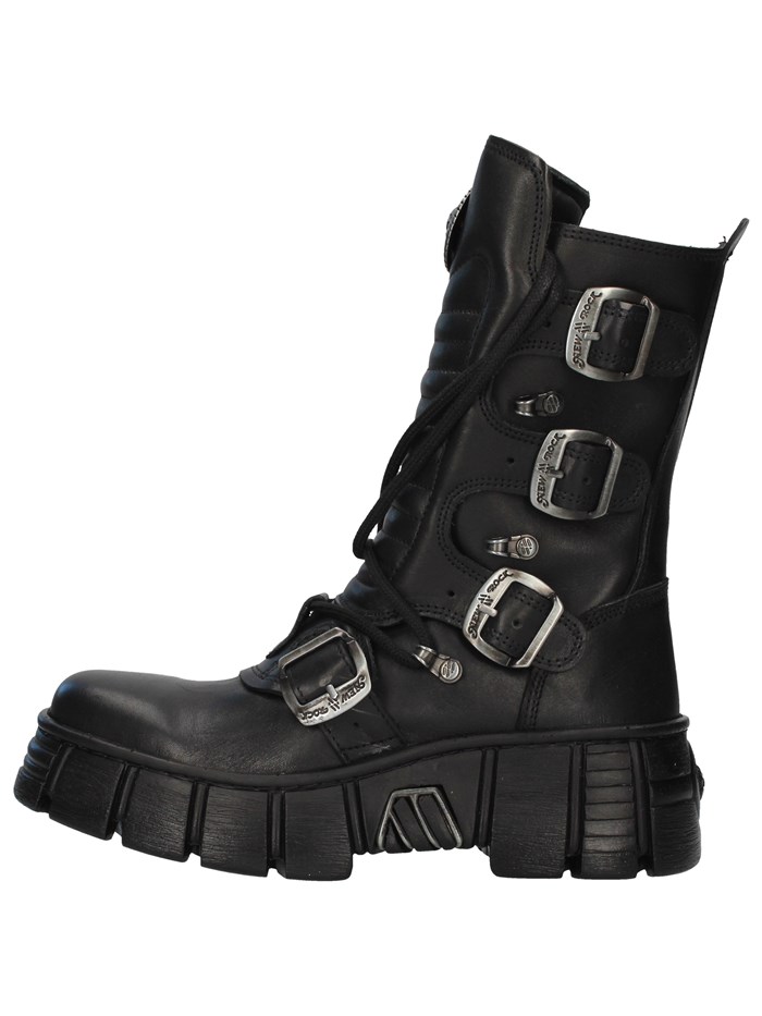 New Rock Shoes Unisex Amphibians BLACK WALL028N