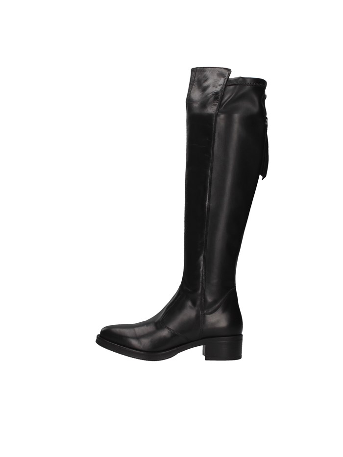 stivali sopra il ginocchio nero giardini