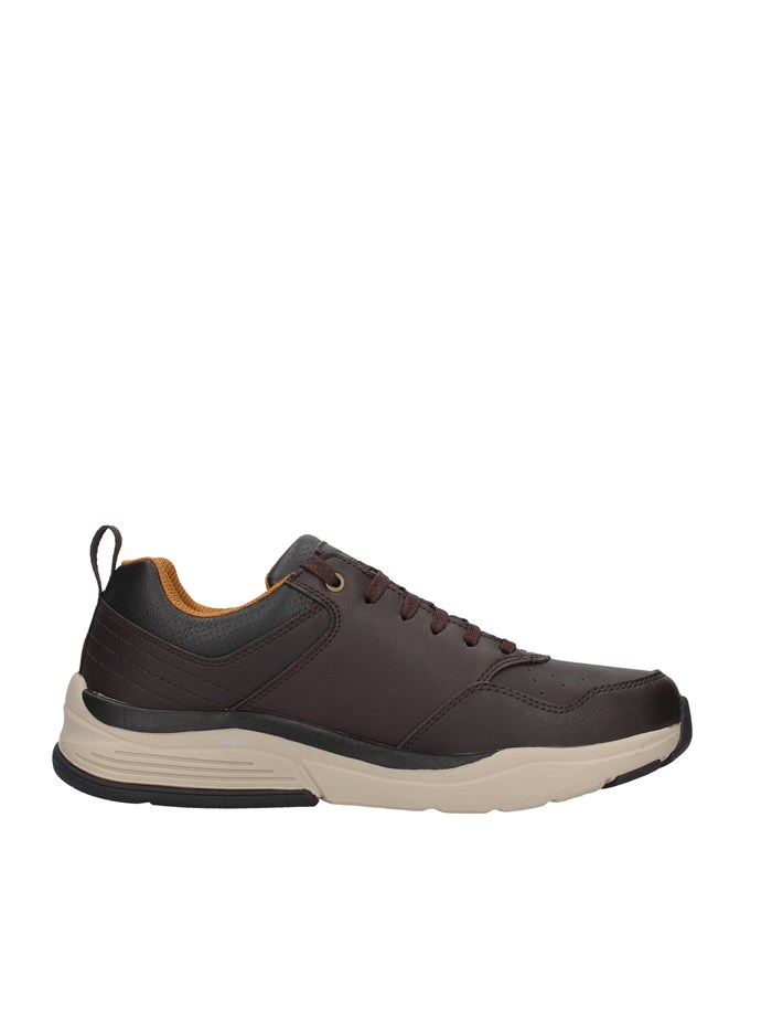 Skechers Shoes Man low BROWN 66204