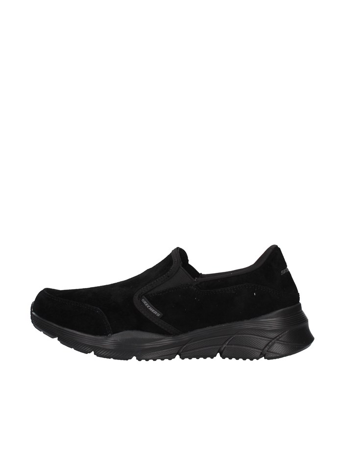 skechers loafers mens black