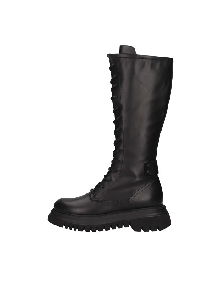 Janet Sport Shoes Woman Under the knee BLACK 46702