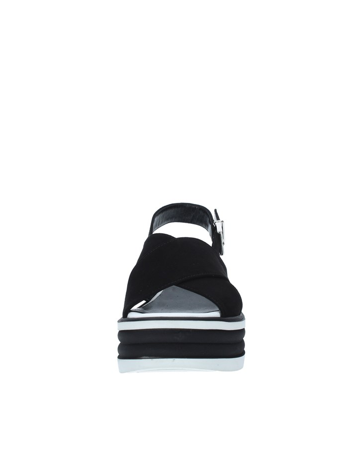 Tres Jolie Shoes Woman With wedge BLACK 1908/FOX