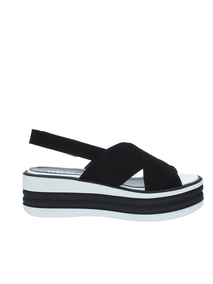 Tres Jolie Shoes Woman With wedge BLACK 1908/FOX
