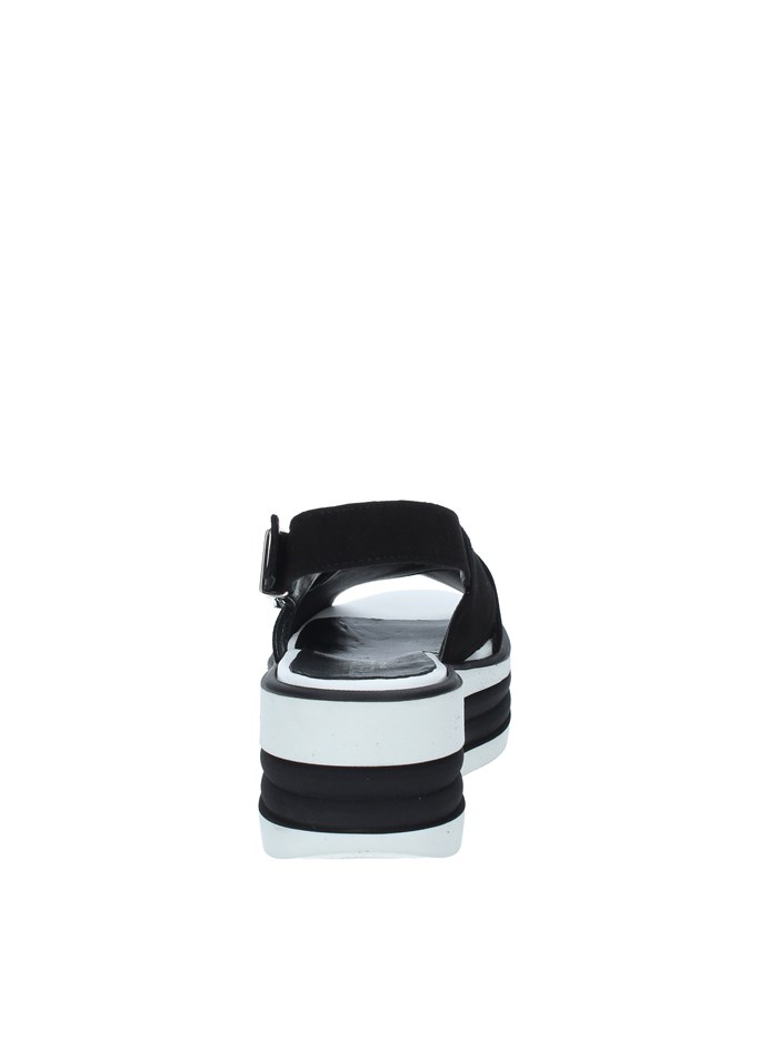 Tres Jolie Shoes Woman With wedge BLACK 1908/FOX