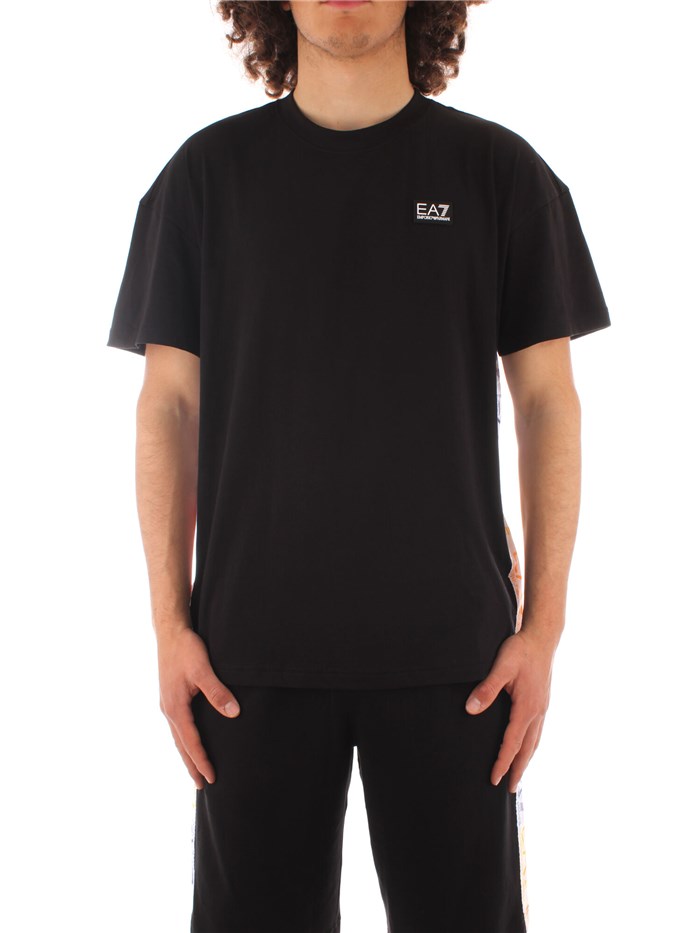 Ea7 Clothing Man Short sleeve BLACK 3KPT13