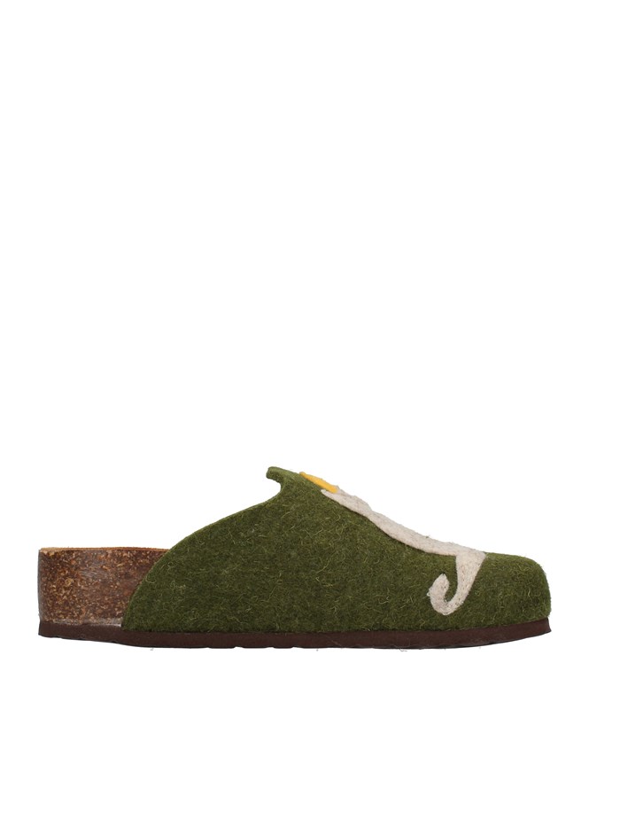 Bionatura Shoes Woman Slippers GREEN 12GAT20-I-FELV74