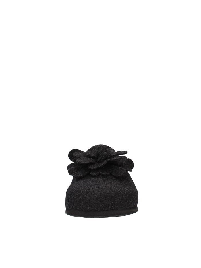 Bionatura Shoes Woman Slippers ANTHRACITE 12CANAZ-FI-FLA11