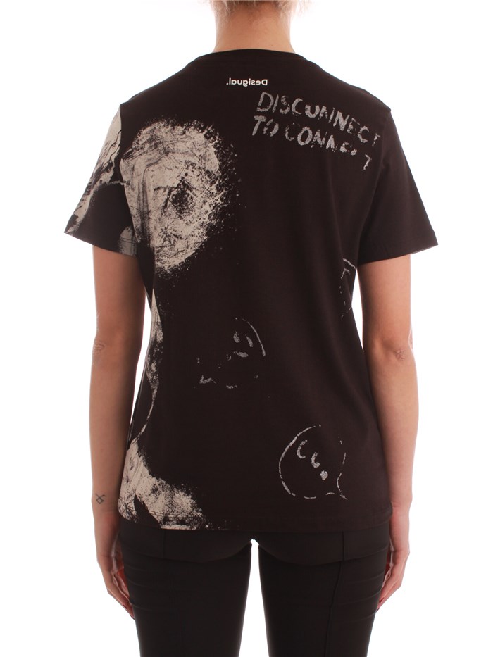 Desigual Clothing Woman Short sleeve BLACK 21WWTKB3