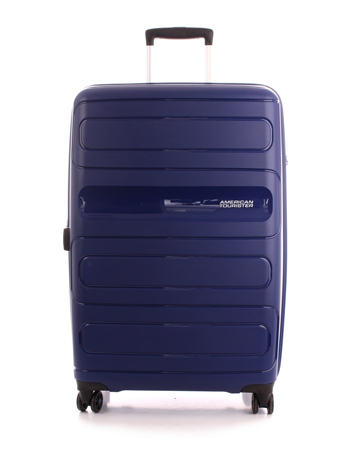 VALIGIA GRANDE 75CM MICKEY BLUE DOTS DISNEY LEGENDS BY AMERICAN TOURISTER