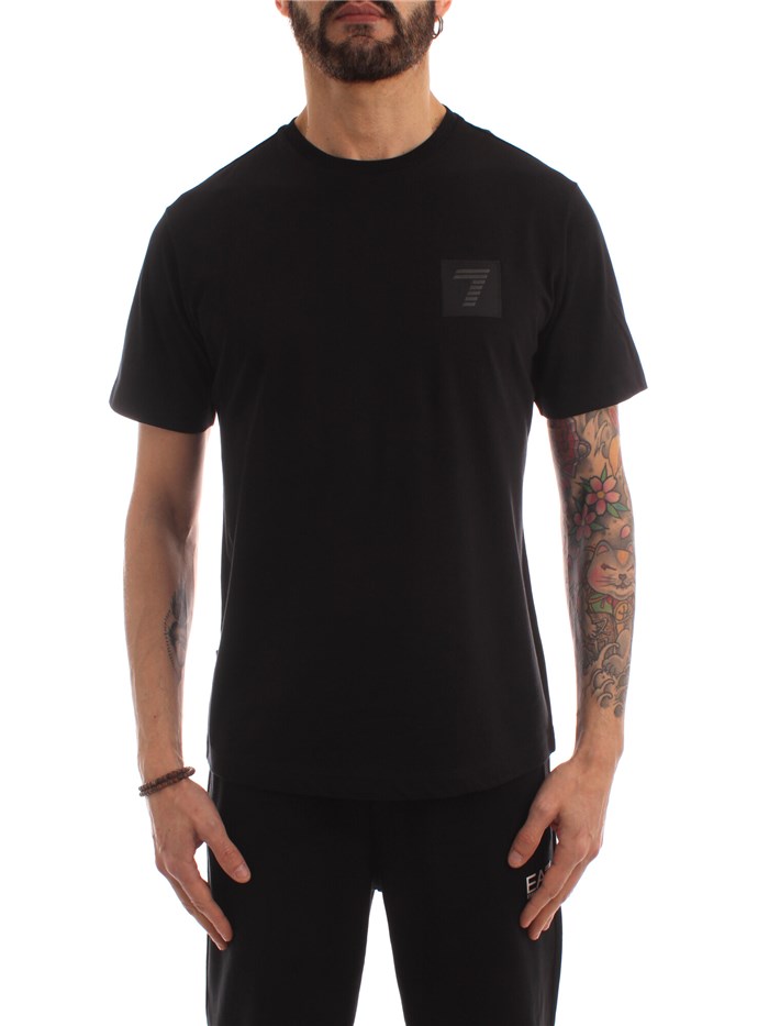 Ea7 Clothing Man Short sleeve BLACK 3LPT15