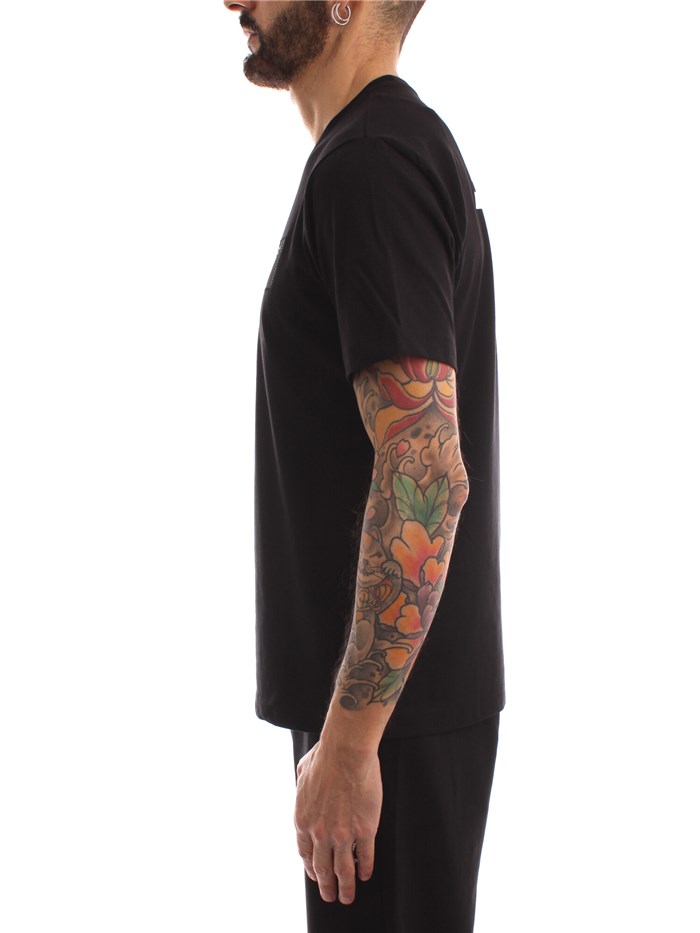 Ea7 Clothing Man Short sleeve BLACK 3LPT15