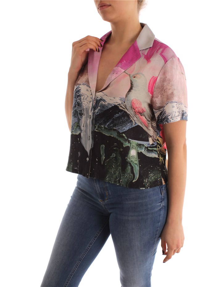 Desigual Clothing Woman Blouses FUCHSIA 23SWCW47