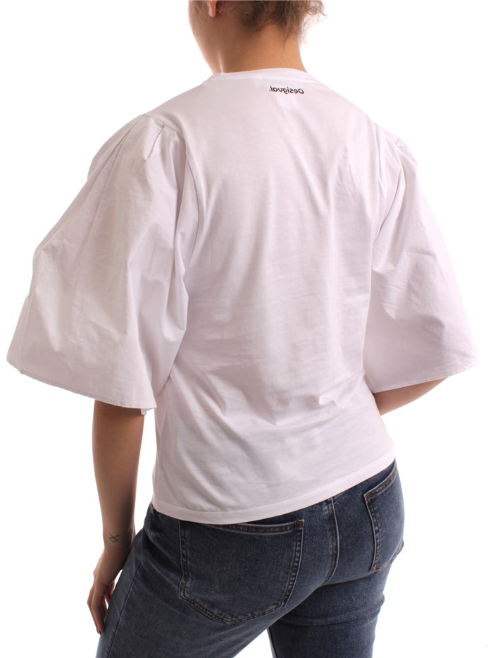 Desigual Clothing Woman Short sleeve WHITE 23SWTKC8