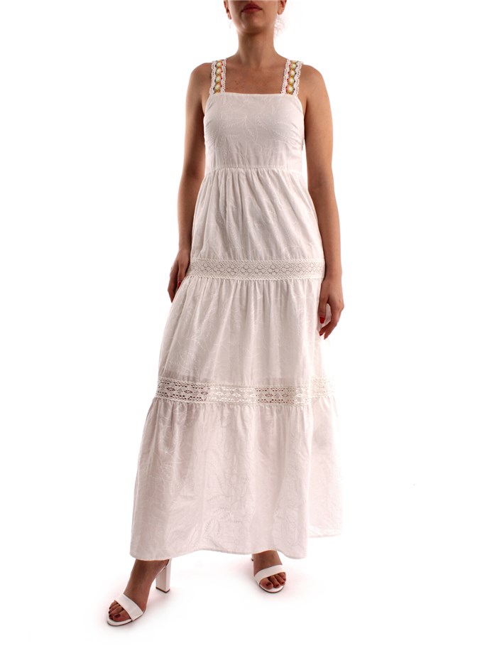 Desigual Clothing Woman Long WHITE 23SWVW66