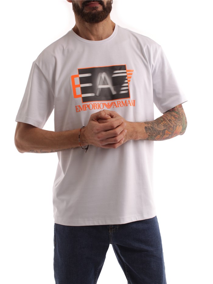 Ea7 Clothing Man Short sleeve WHITE 3RPT02