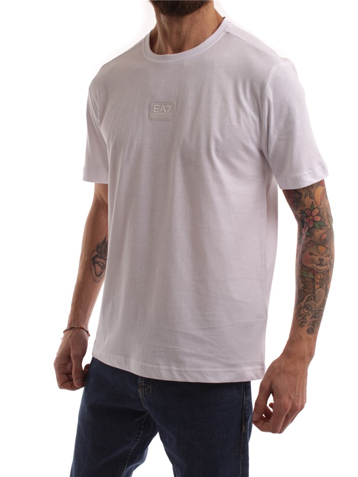 Ea7 Clothing Man Short sleeve WHITE 3RPT05