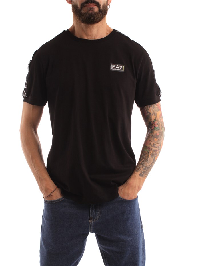 Ea7 Clothing Man Short sleeve BLACK 3RPT06