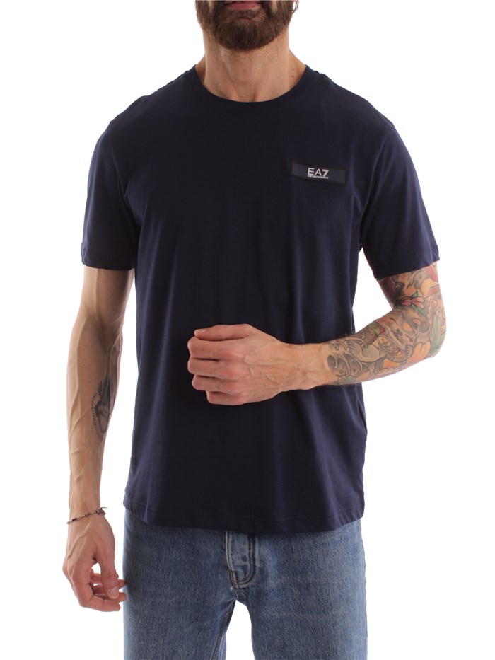 Ea7 Clothing Man Short sleeve NAVY BLUE 3RPT29