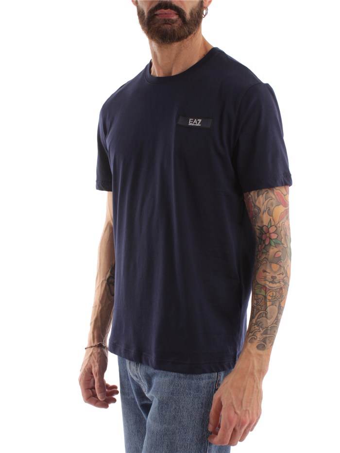 Ea7 Clothing Man Short sleeve NAVY BLUE 3RPT29