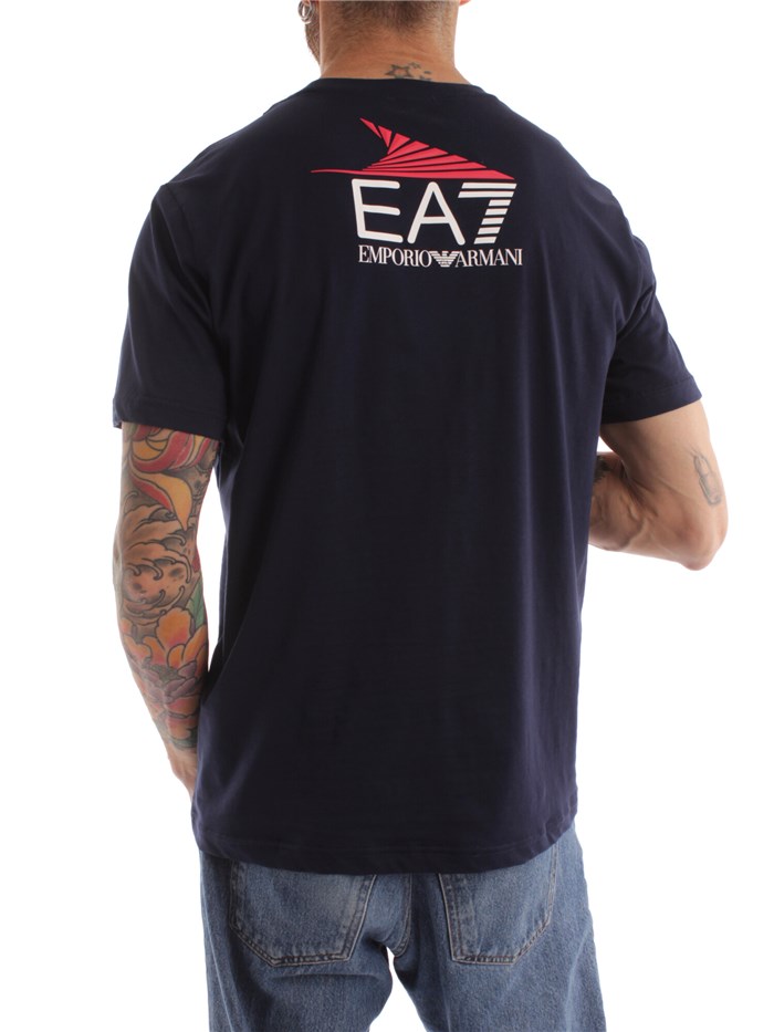 Ea7 Clothing Man Short sleeve NAVY BLUE 3RPT29
