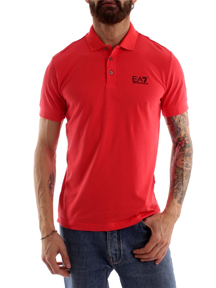 Ea7 Clothing Man Short sleeves RED 8NPF04