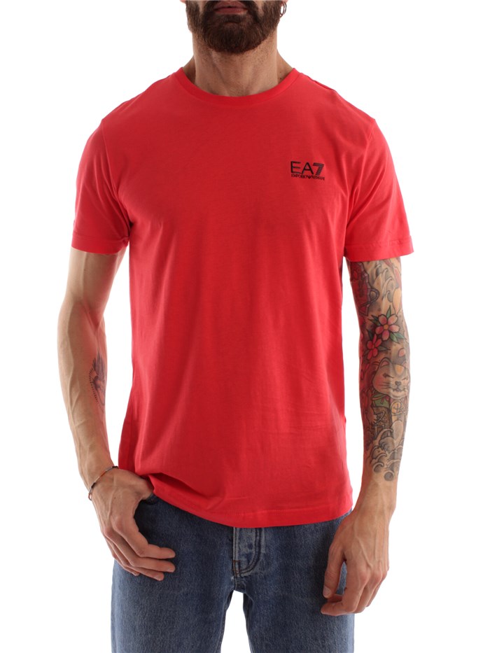 Ea7 Clothing Man Short sleeve RED 8NPT51