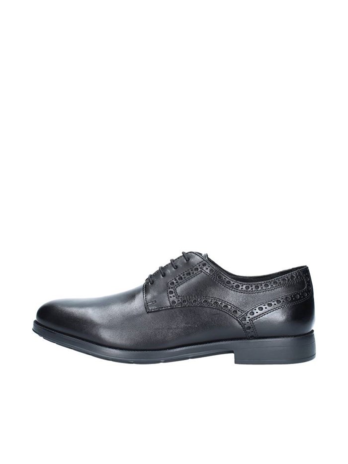 Geox Shoes Man Laced BLACK U824PC0043