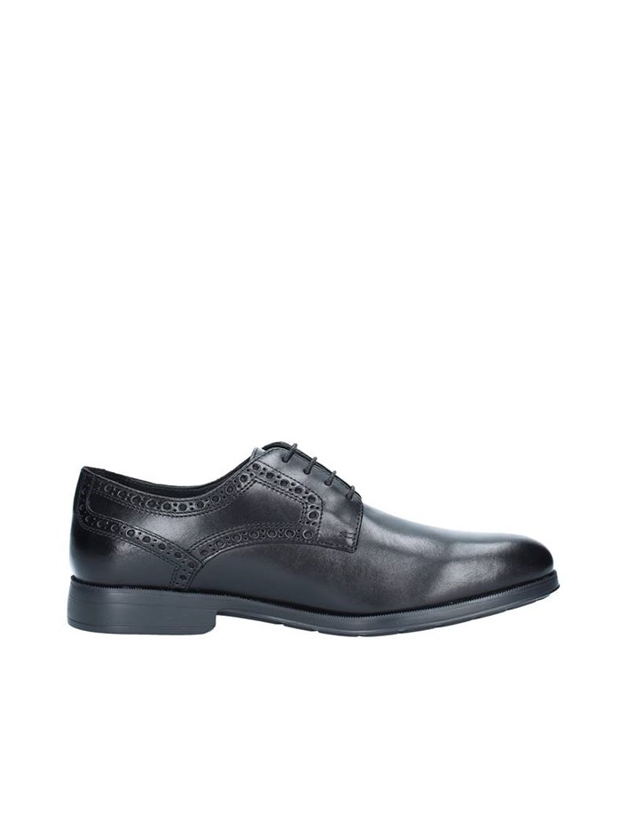 Geox Shoes Man Laced BLACK U824PC0043