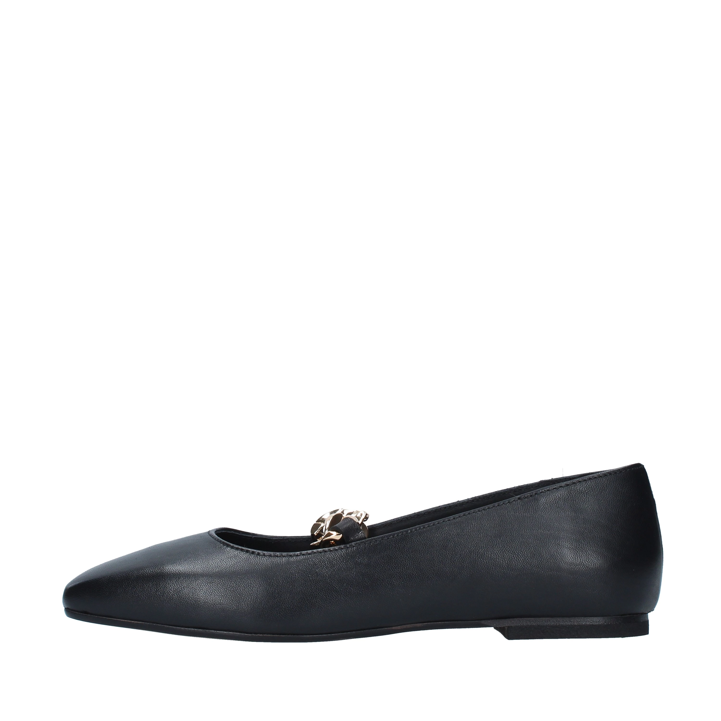 Nero Giardini E512362D - Bailarinas De Mujer De Tela Y Piel, Jeans, 35 EU