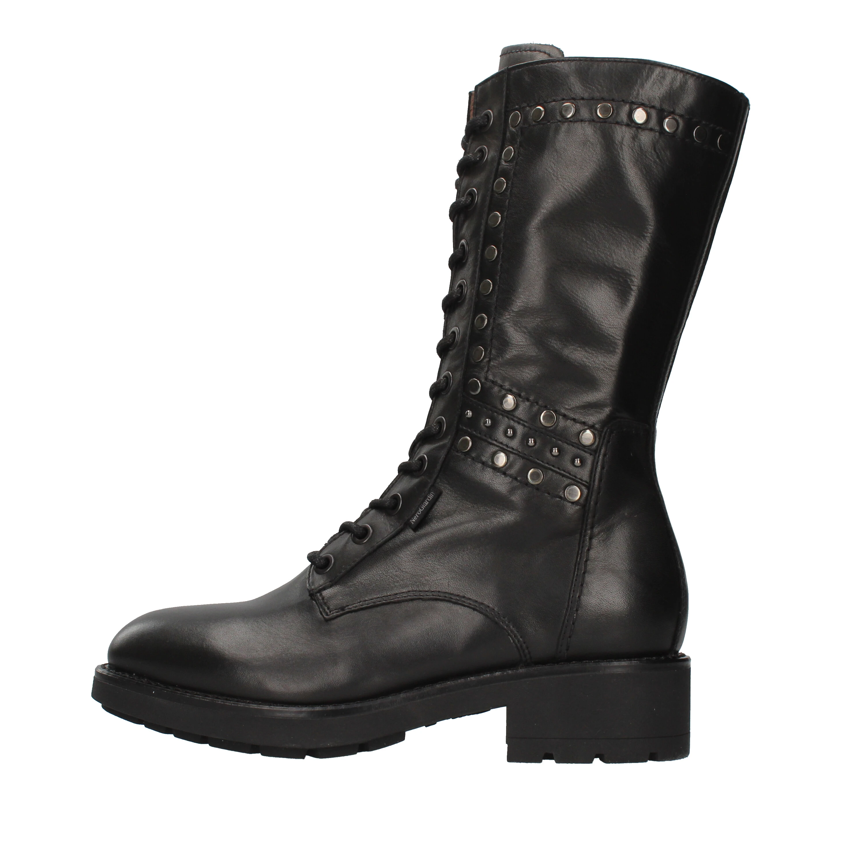 ANFIBI CON BORCHIE DONNA NERO