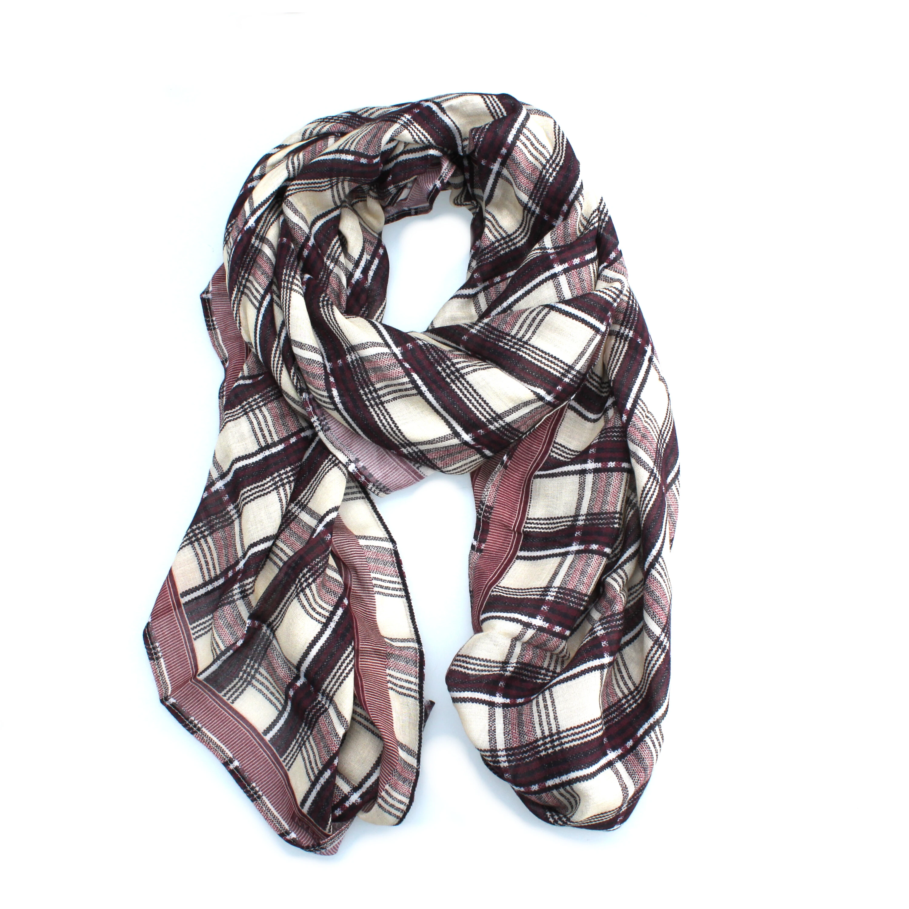 Foulard fantasia a quadri