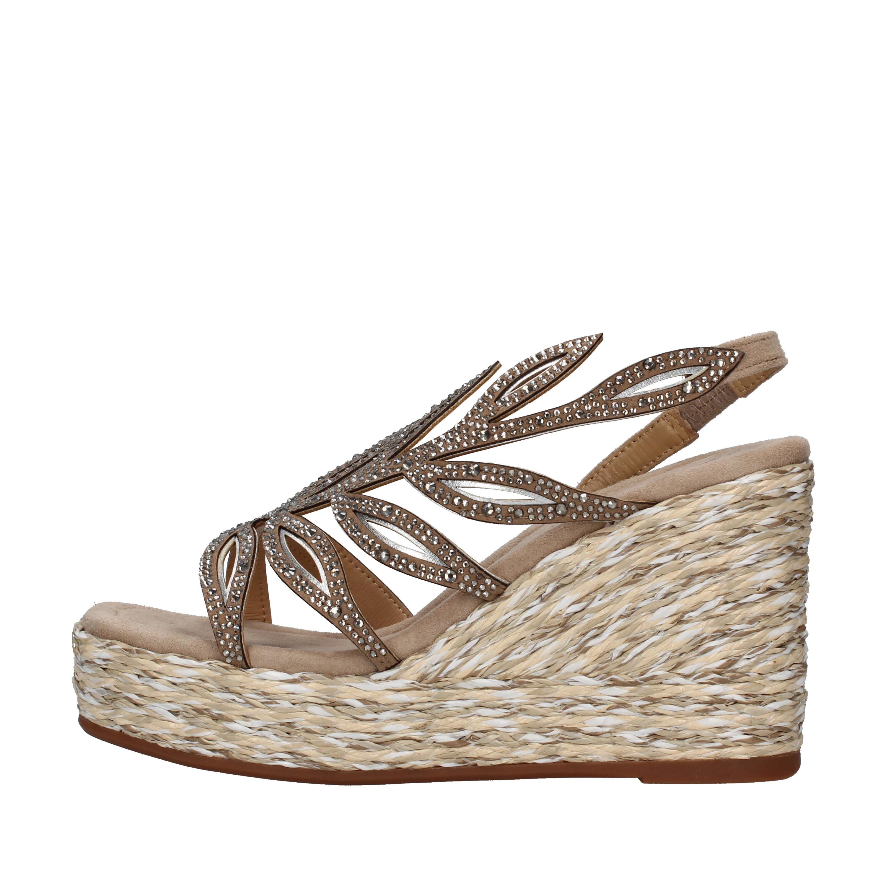 Sandali zeppa hotsell strass