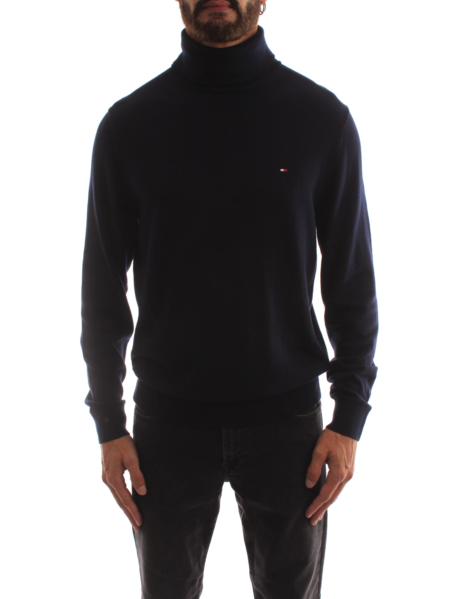 MAGLIA DOLCEVITA PIMA IN COTONE UOMO BLU