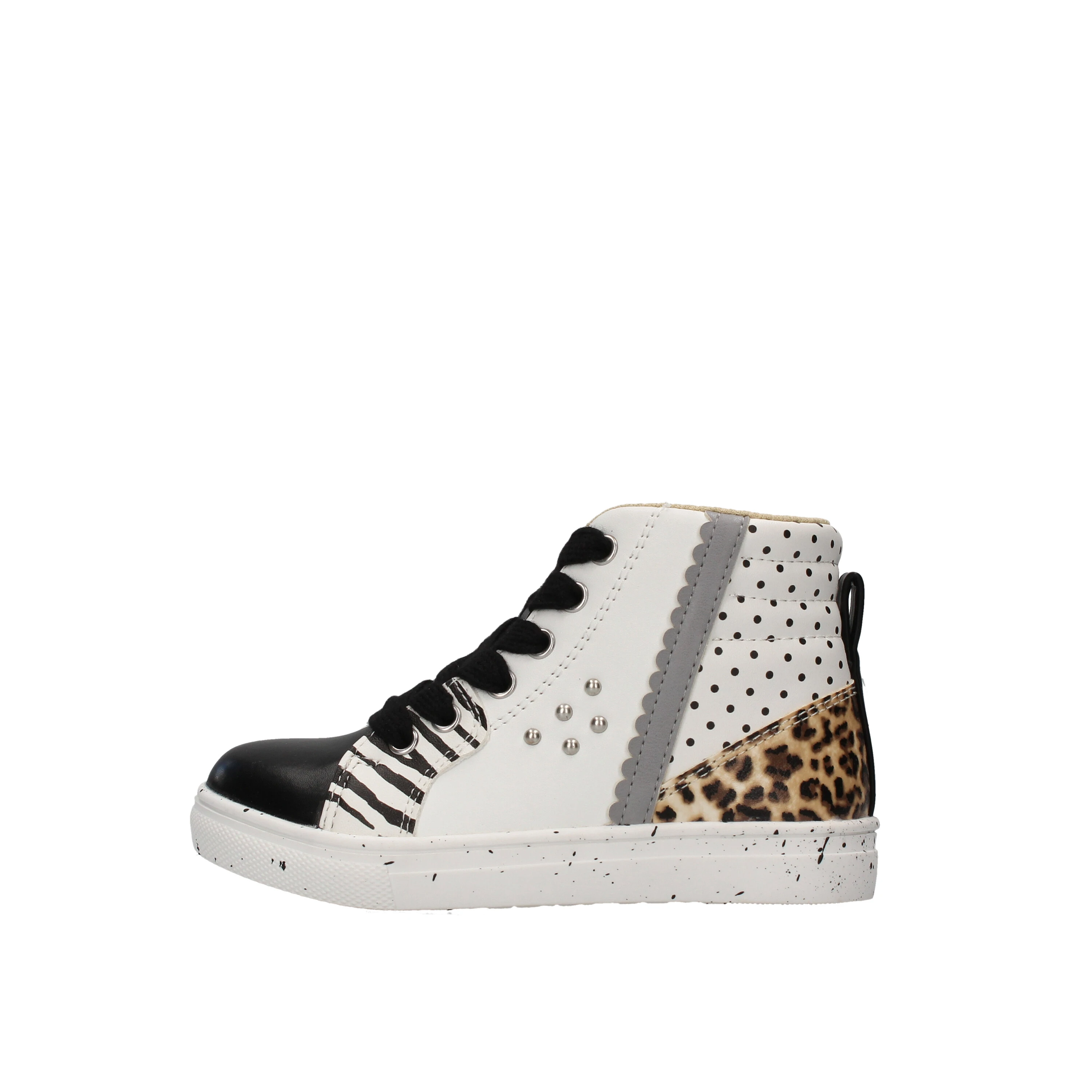 SNEAKERS ALTE ANIMALIER CON BORCHIETTE
